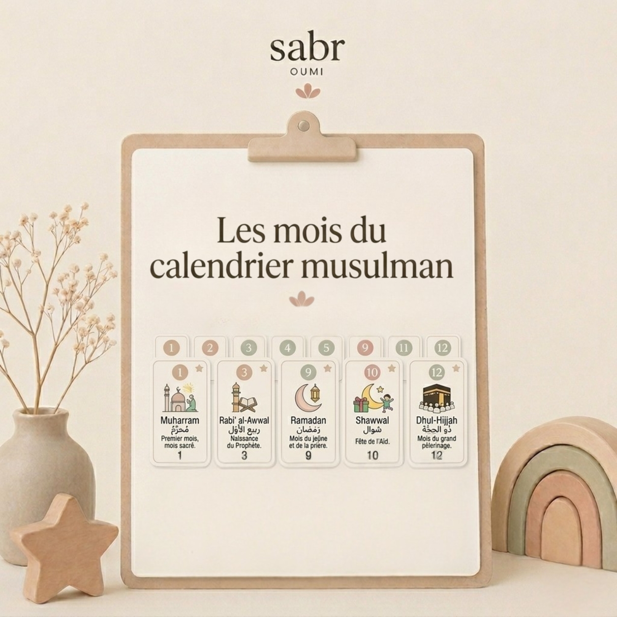 Aperçu de Les mois du calendrier lunaires