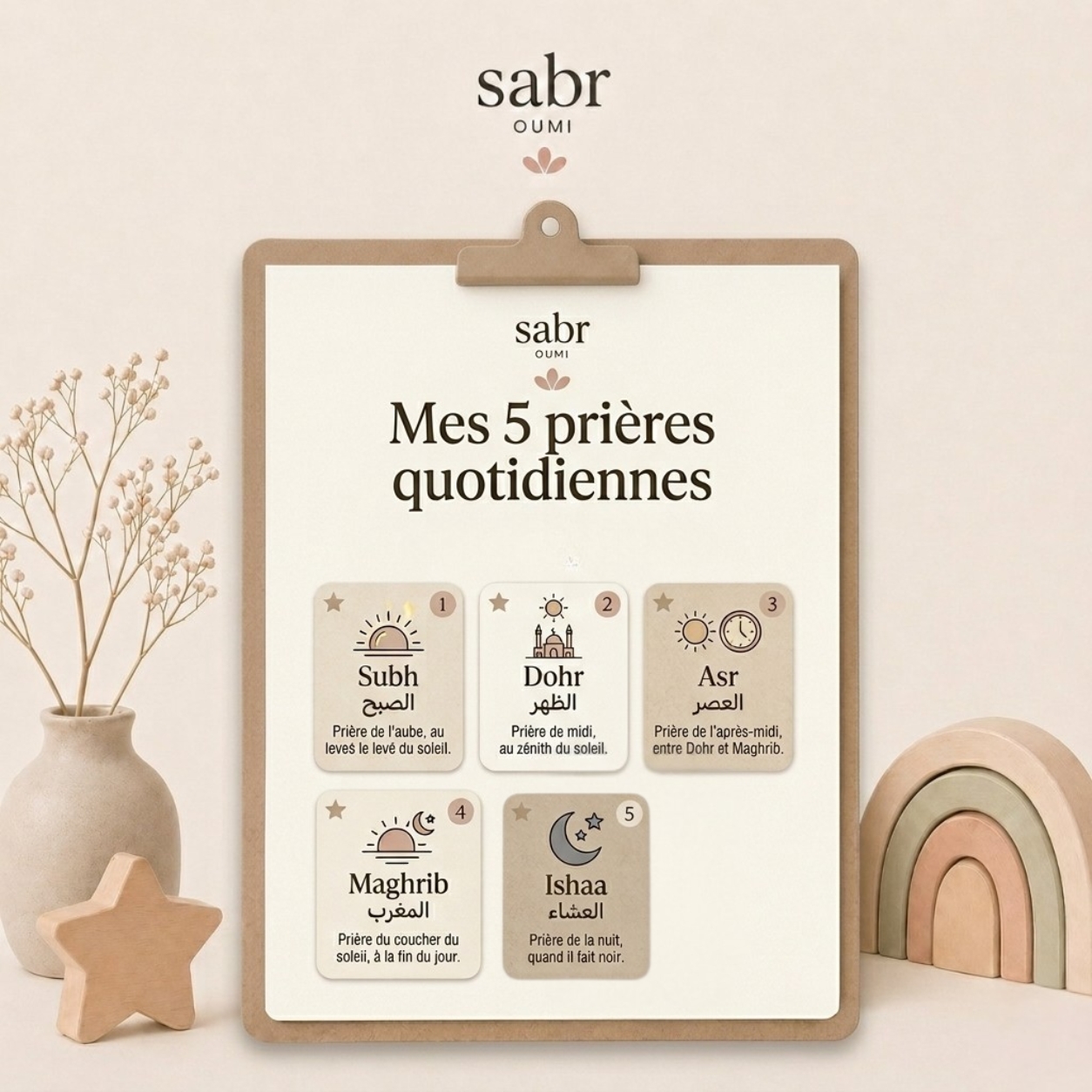 Aperçu de Les 5 prières