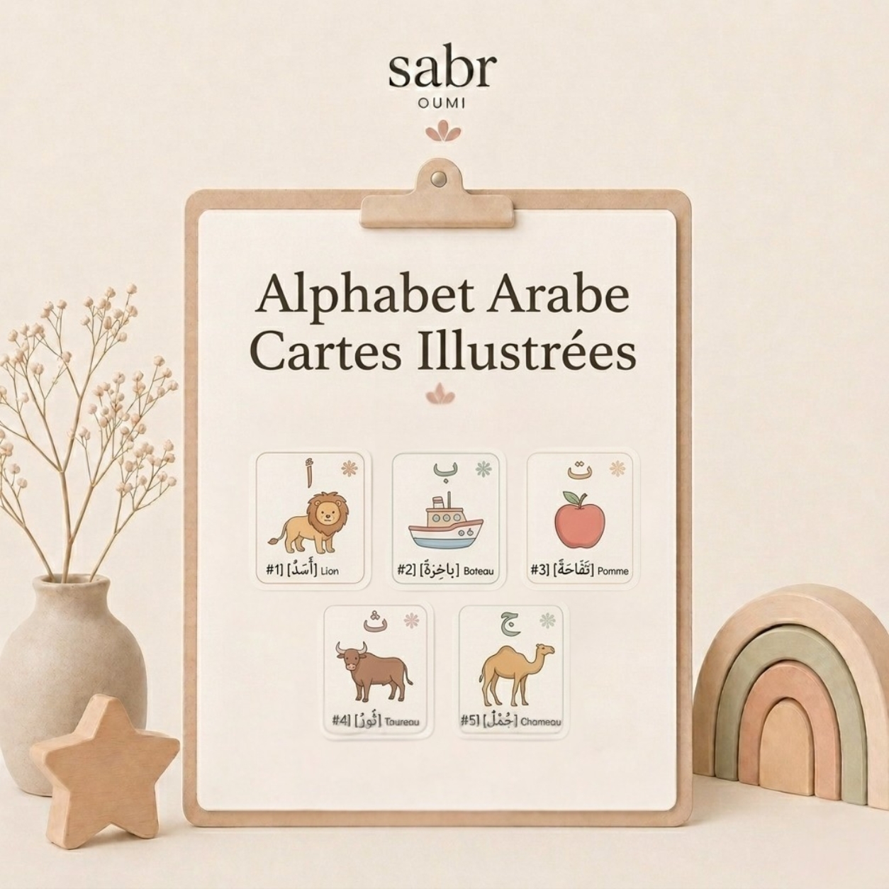 Aperçu de Alphabet arabe - cartes illustrées